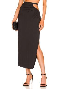 Natalie Rolt Addison Skirt Ruched Cut Out Mini Going Out Party Festival Beachy 0